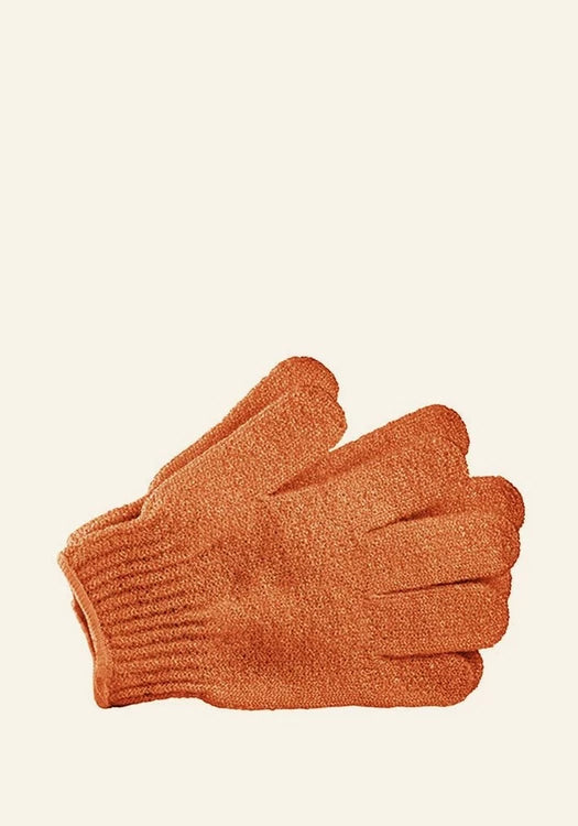 Exfoliating Bath Gloves Orange
