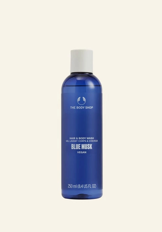The Body Shop Blue Musk Hair and Body Wash