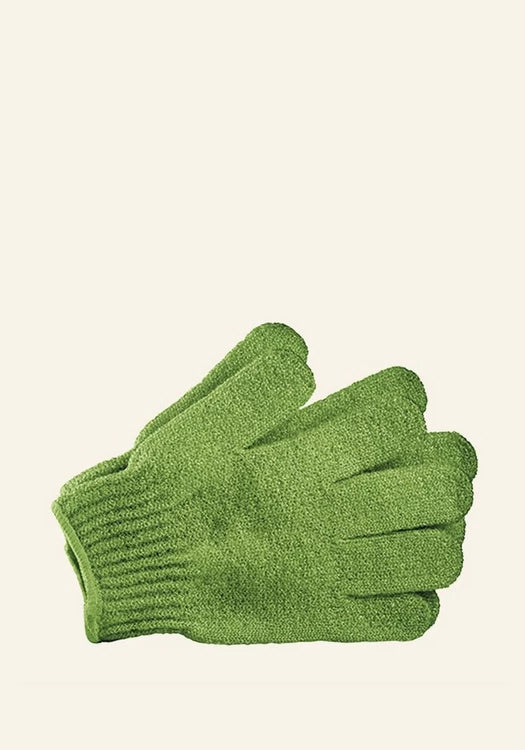 Exfoliating Bath Gloves Green